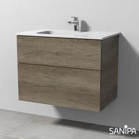 Sanipa 3way 77x46x58,2cm Eiche-Nebraska mittig SM48037