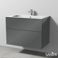 Sanipa 3way 79x49,7x58,2cm Anthrazit-Glanz mittig SF40079