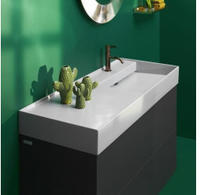 LAUFEN Waschtisch Kartell &middot; LAUFEN 460x1200 1 Hl. o.uel. Ablg. li LCC weiss