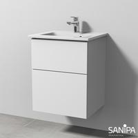Sanipa 3way 46,5x40,1x59,1cm Weiß-Soft mittig SM32043
