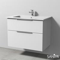 Sanipa 3way Waschtisch Venticello Waschtischunterschrank mit 2 Auszügen, UM32343