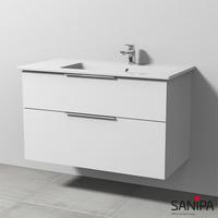 Sanipa 3way Waschtisch Venticello Waschtischunterschrank mit 2 Auszügen, UM32643
