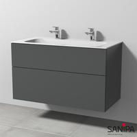 Sanipa 3way 99x49,7x58,2cm Anthrazit-Matt mittig SM40322