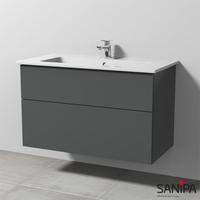 Sanipa 3way 95,5x47,7x59,1cm Anthrazit-Matt mittig SM32422