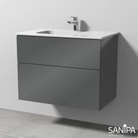Sanipa 3way 77x46x58,2cm Anthrazit-Glanz mittig SF48079
