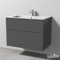 Sanipa 3way 79x49,7x58,2cm Anthrazit-Matt mittig SM40022