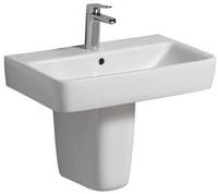 Geberit Renova Compact Halbs&auml;ule, Badkeramik, 296250600, wei&szlig;