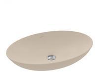 Villeroy & Boch Loop & Friends mit Überlauf ohne Hahnlochbohrung 62x42cm Almond 4A4800AM