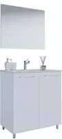 Badezimmer Gilos 3-tlg. Wei&szlig;
