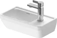 Duravit D-Neo Handwaschbecken 40 cm, mit 1 Hahnloch rechts, ohne &Uuml;berlauf