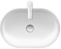 Duravit Aufsatzbecken D-NEO 600x400mm o &Uuml;L ohne Hahnlochbank wei&szlig; wei&szlig;