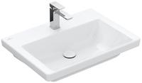 Villeroy & Boch Subway 3.0 Waschtisch 65 cm, mit 1 Hahnloch, ohne &Uuml;berlauf,