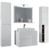 5-tlg. Waschplatz Waschtisch Lendas Xl