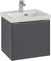 Villeroy & Boch Villeroy und Boch Subway 3.0 Waschtisch-Unterschrank C58001RH 47,3x42,9x40,75cm, ohne LED/Griff Volcano black, kansas oak