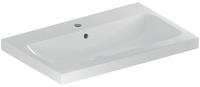 Geberit iCon Aufsatzwaschtisch 75 cm mit Hahnloch mittig und &Uuml;berlauf,...
