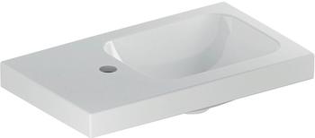 Geberit iCon Light Handwaschbecken, 501833001 53x31cm, Hahnloch links, ohne Überlauf, Ablagefläche, weiß