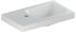 Geberit iCon Light Handwaschbecken, 501833001 53x31cm, Hahnloch links, ohne Überlauf, Ablagefläche, weiß