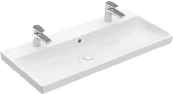 Villeroy & Boch Avento mit &Uuml;berlauf mit Hahnlochbohrung 100x47cm Stone White 4156A4RW