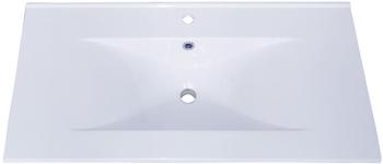 Sanotechnik Waschbecken 80 cm Stella Wei&szlig;