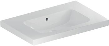 Geberit iCon Light rechteckig Ablagefl&auml;che links und rechts mittig 75x48cm wei&szlig; alpin mit KeraTect 501839004
