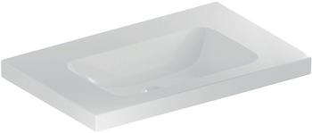 Geberit iCon Light rechteckig Ablagefl&auml;che links und rechts mittig 75x48cm wei&szlig; alpin mit KeraTect 501839008