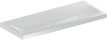 Geberit iCon Light Waschtisch, 120 cm x 48 cm, ohne Hahnloch, ohne Überlauf,501837, Farbe: weiß-KeraTect - 501.837.00.8
