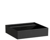 Laufen Laufen Kartell Aufsatzwaschtisch ohne Hahnloch, mit Überlauf, 500x460mm, H816332, Farbe: Schwarz Matt - H8163327161091