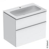 Geberit iCon Set M&ouml;belwaschtisch mit Unterschrank, 2 Schubladen, 75x63x48 cm,