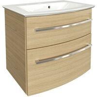 Fackelmann B.style Waschtischkombination 63,2 cm, Badm&ouml;bel, 84401,