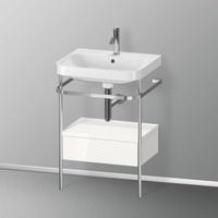 Duravit Happy D.2 Plus Waschtisch mit Metallkonsole und Unterschrank mit 1 Auszug 4053424996714
