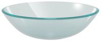 vidaXL Waschbecken Hartglas 42 cm Mattiert