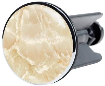 Sanilo Waschbeckenstöpsel Marmor Natur, Ø 4 cm beige