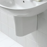 LAUFEN PRO Halbs&auml;ule, Badkeramik, H8199510000001, wei&szlig;