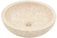 vidaXL Waschbecken 40x12 cm Marmor Creme