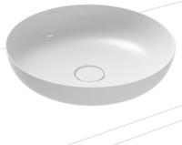 Kaldewei MIENA Waschtisch-Schale 3180, &Oslash; 45 cm, Badkeramik, 909306003199, manhattan