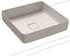 beige, ohne Überlauf, pergamon: Kaldewei Miena 3184 eckig 40cm Perl-Effekt