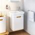 Vitra Sento Handwaschbecken mit Waschtischunterschrank mit 1 Tür, 60779