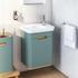Vitra Sento Handwaschbecken mit Waschtischunterschrank mit 1 Tür, 65868