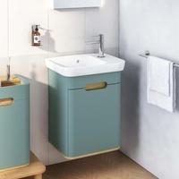 Vitra Sento Handwaschbecken mit Waschtischunterschrank mit 1 Tür, 65869