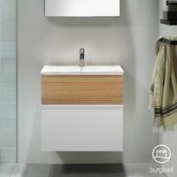 Burgbad Fiumo Waschtisch mit Waschtischunterschrank mit 2 Auszügen, SFXN062F3956FOT52C0001G0223