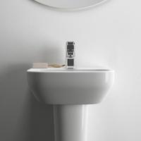 Ideal Standard - Handwaschbecken I.life A 1 Hahnloch Mit &Uuml;berlauf 400x360x150mm