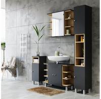 Vicco - Badm&ouml;bel-set Aquis, Anthrazit, 2 Teile