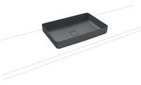 Kaldewei Kaldewei Miena Waschtisch-Schale, 3185, 580x380 mm, ohne Überlauf, 909506000, Farbe: Cool Grey 70 mit Perl-Effekt - 909606003665