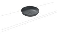 Kaldewei Kaldewei Miena Waschtisch-Schale, 3180, rund, ohne Überlauf, Durchmesser 450mm, 909306000, Farbe: Cool Grey 70 mit Perl-Effekt - 909306003665