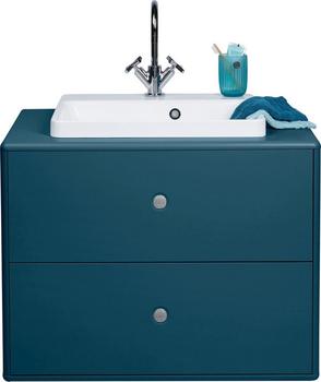 Tom Tailor Waschtisch COLOR BATH, mit integriertem Mineralgussbecken, Breite 80 cm blau