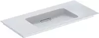 Keramag - Geberit One M&ouml;belwaschtisch Abgang Horizontal, 105x13x47,5cm,