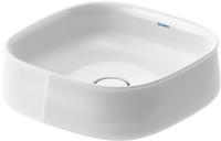 Duravit Zencha Aufsatzbecken 42 x 42 cm, ohne Hahnlochbank 23734200791,...