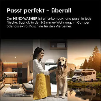 Haier HW50-BP12307AU1 – Haier HW50-BP12307AU1 – Kompakte Waschmaschine für Singles und kleine Haushalte