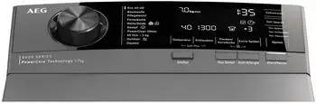 AEG LTR8S80370 – AEG LTR8S80370 Toplader-Waschmaschine mit LED-Display und Programmstatus