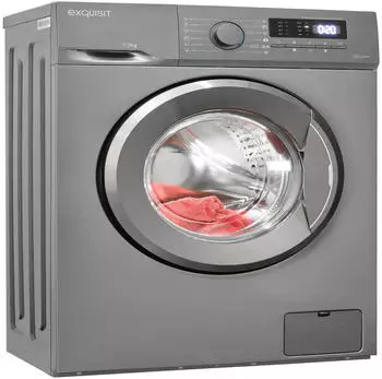 Exquisit WA57014-020A silber – Exquisit WA57014-020A silber – intuitive Bedienung mit LED-Display und 24-Stunden-Vorwahl
